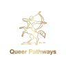 Queer Pathways Gold Centaur Archer Emblem